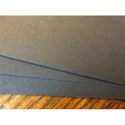 Smooth Black 300gsm A5 Cardstock 20/PK