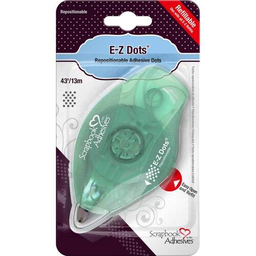 Scrapbook Adhesives E-Z Dots Refillable Dispenser - Repositionable, 43'