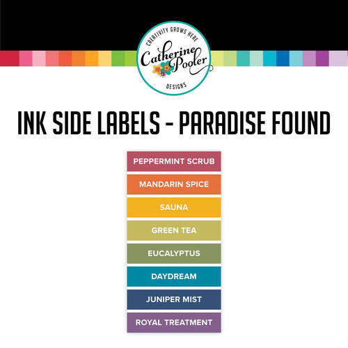 Catherine Pooler - Paradise Found Ink Pad Side Labels