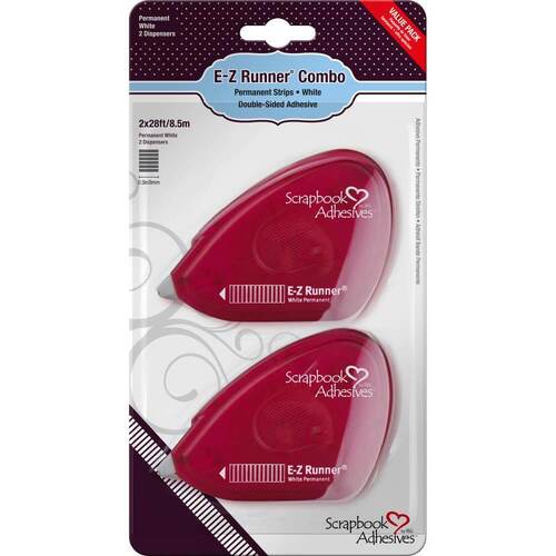 Scrapbook Adhesives E-Z Runner Adhesive 2/Pkg - Permanent, .375"X56'