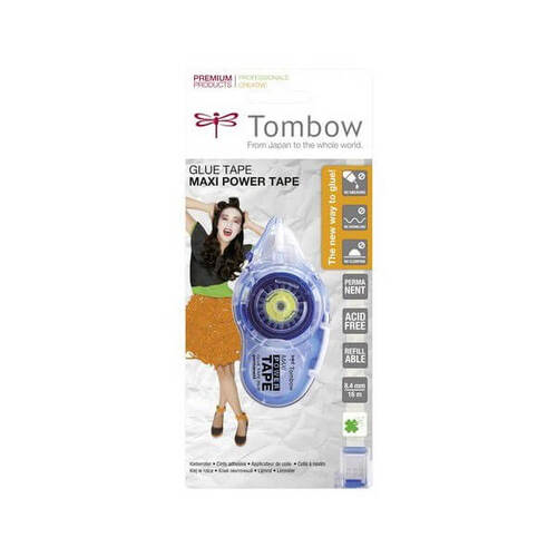 Tombow Maxi Power Tape Permanent-Blister (8.4 mm x 16 mtr) 19-PN-IP