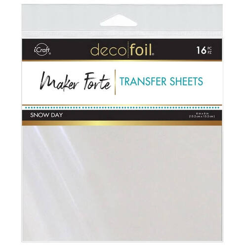 Maker Forte Foil Transfer Sheets - Snow Day