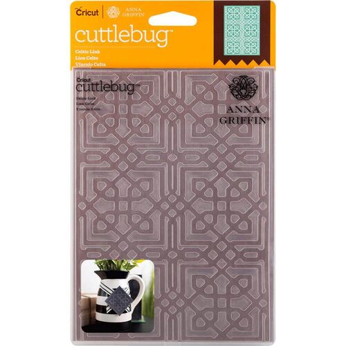 Cuttlebug 5"X7" Embossing Folder By Anna Griffin - Celtic Link