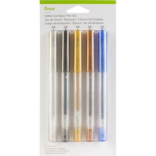 Cricut Glitter Gel Pen Set - BASICS - 5/Pkg 2004025