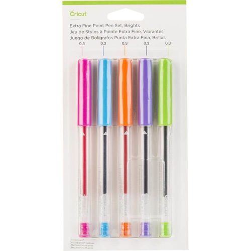 Cricut Extra Fine Point Pen Set - BRIGHTS - 5/Pkg 2004504