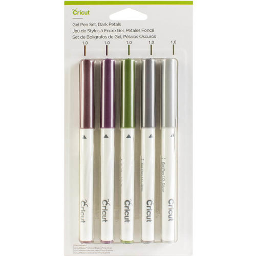 Cricut Gel Pen Set - DARK PETALS - 5/Pkg 2004593