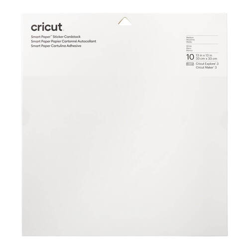 Cricut Smart Paper Sticker Cardstock - White 2008317