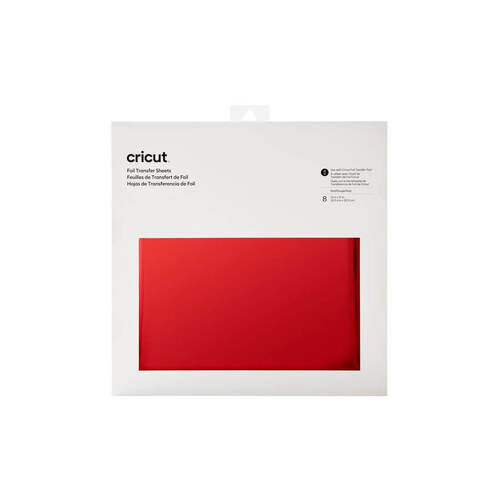 Cricut Foil Transfer Sheets 30x30cm, 8 sheets - Red 2008721