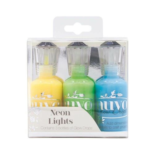 Nuvo Glow Drops 3 pack Set - Neon Lights 2008N