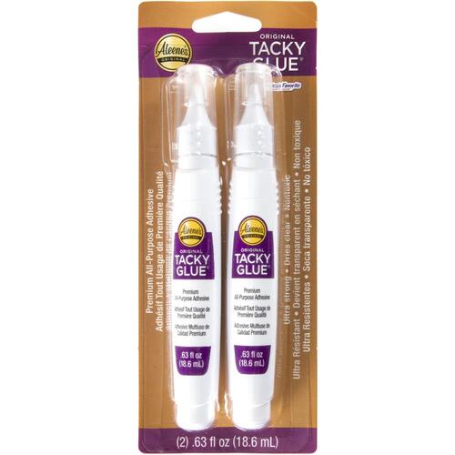 Aleene's Original Fast Drying Tacky Glue Pens 2/Pkg 0.63oz