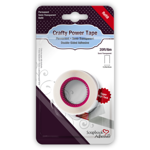 3L Scrapbook Adhesives Permanent Clear Photo Tape Refill (20ft) 3L01636