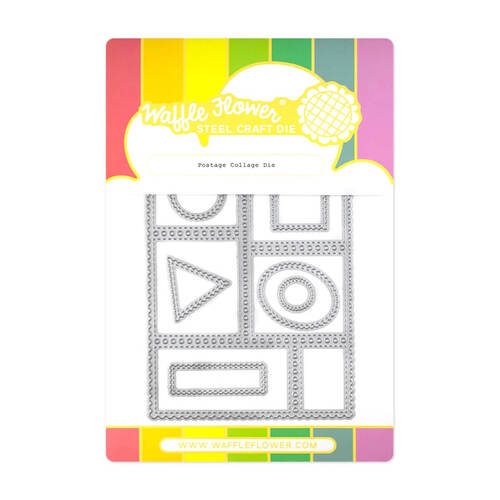 Waffle Flower Dies - Postage Collage 421382