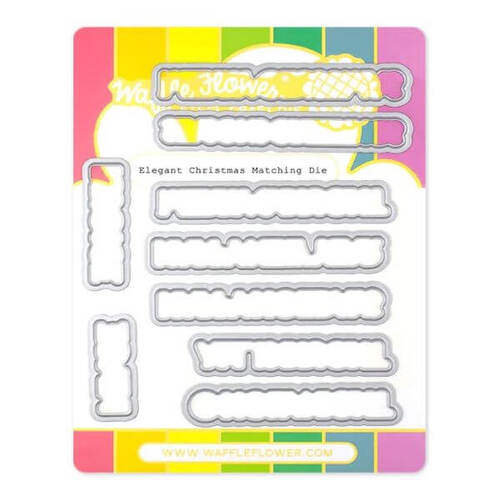 Waffle Flower Matching Dies - Elegant Christmas 421432