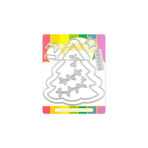 Waffle Flower Shaker Dies - Christmas Tree 421438