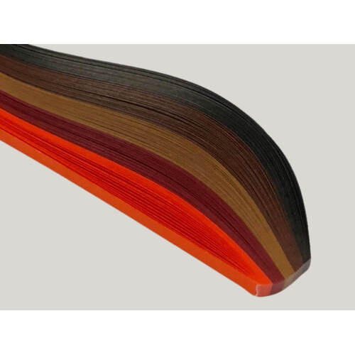 HOP Kaleidoscope Browns - Quilling Strips 1.5mm 100/pk