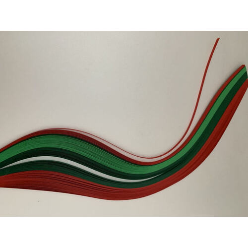 HOP Kaleidoscope Christmas Pack - Quilling Strips 3mm 100/pk