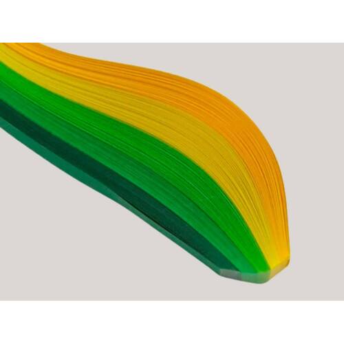 HOP Kaleidoscope Greens - Quilling Strips 3mm 100/pk