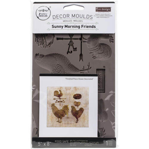 Prima Marketing Re-Design Mould 5"X8"X8mm - Sunny Morning Friends