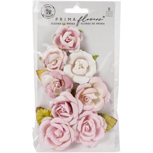 Prima Marketing Mulberry PAPER FLOWERS - Pink Dreams/Magic Love