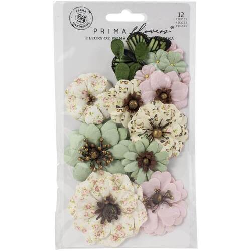 Prima Marketing Mulberry PAPER FLOWERS - Sewn With Love/My Sweet