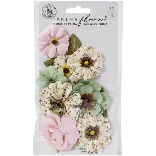 Prima Marketing Mulberry PAPER FLOWERS - Sewn Together/My Sweet