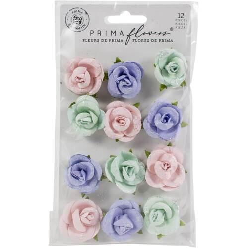 Prima Marketing Mulberry PAPER FLOWERS - Watercolor Sweet/Watercolor Floral