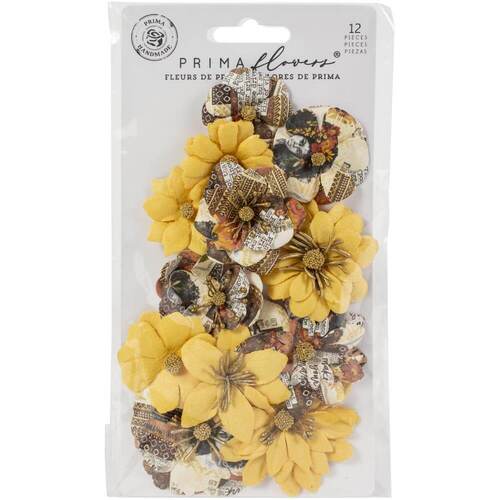 Prima Marketing Mulberry PAPER FLOWERS - Colorful Beauty/Diamond