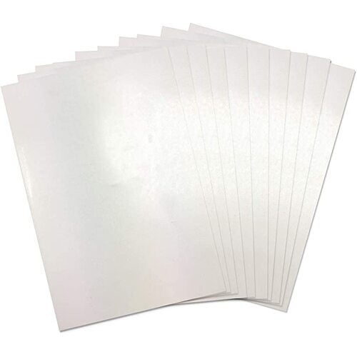 Sizzix Surfacez Shrink Plastic 10PK (A4 White) 664678