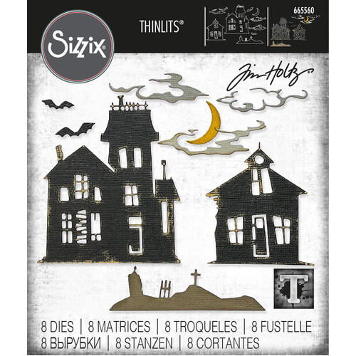 Sizzix Thinlits Die Set (8PK) - Ghost Town #2 by Tim Holtz 665560