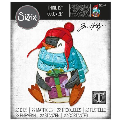 Sizzix Thinlits Die Set (22Pk) - Eugene, Colorize by Tim Holtz 665568