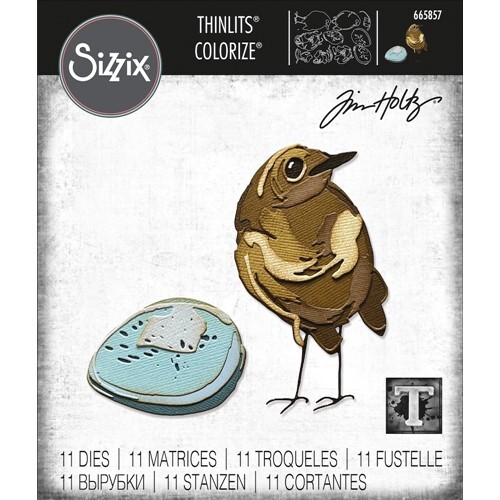 Thinlits Die Set 11PK Bird & Egg Colorize by Tim Holtz 665857