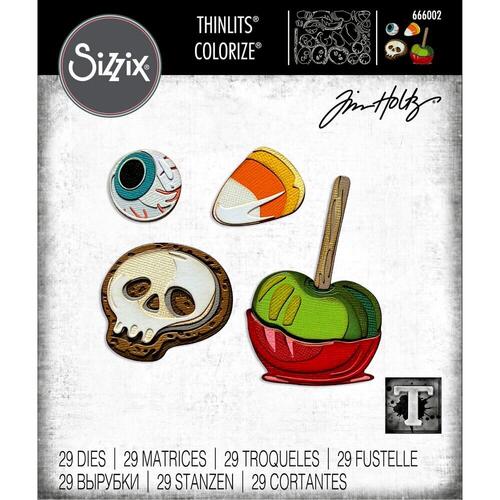 Sizzix Thinlits Die Set 29PK - Trick or Treat, Colorize by Tim Holtz 666002