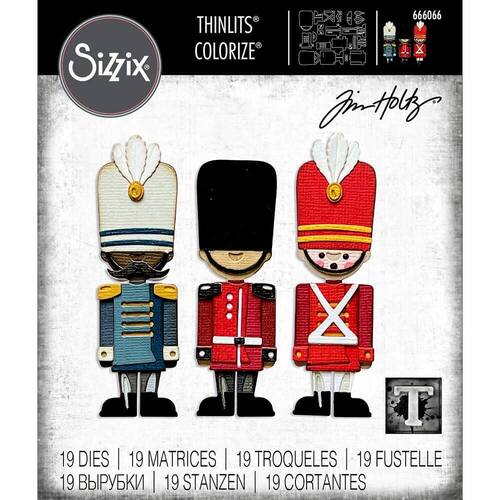 Sizzix Thinlits Die Set 19PK - Harvey, Colorize by Tim Holtz 666066