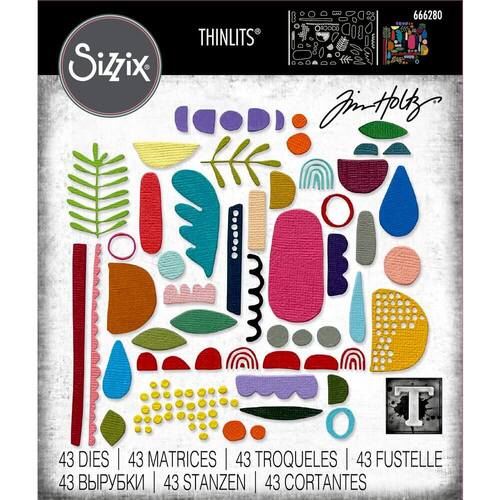 Sizzix Tim Holtz ABSTRACT ELEMENTS Thinlits Die 666280