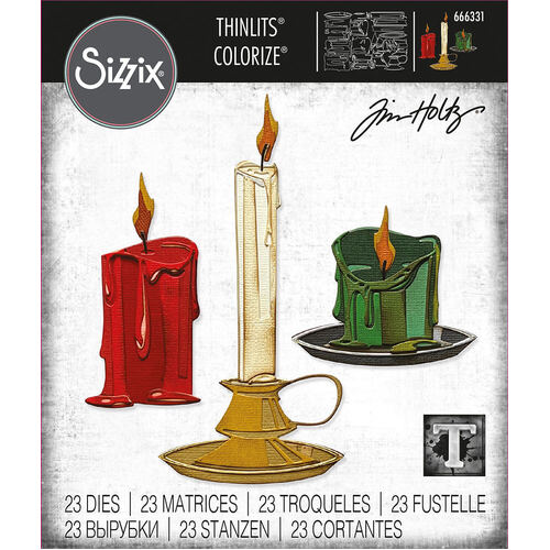 Sizzix Thinlits Die Set 23Pk - Candleshop Colorize by Tim Holtz 666331