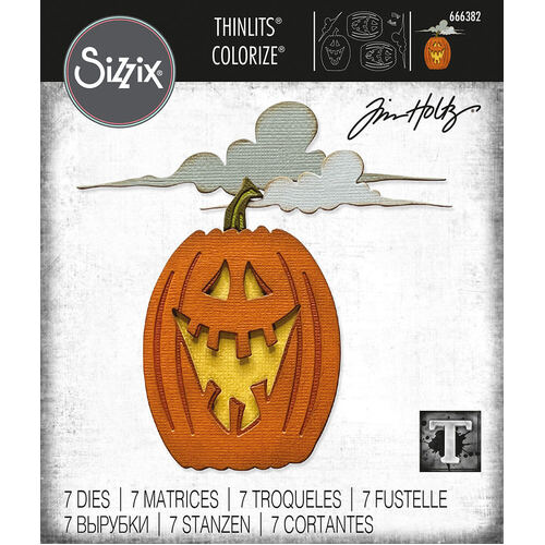 SIZZIX Thinlits Die Set 7PK - Edison, Colorize by Tim Holtz