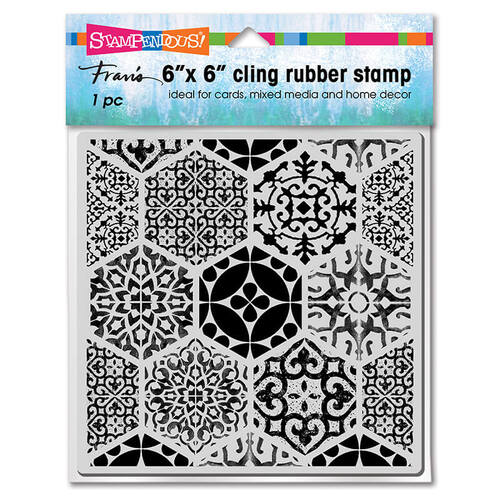 Stampendous Cling Stamp - Hexagonal Tile