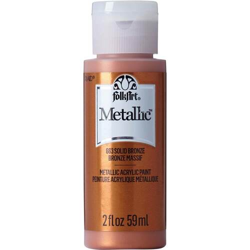 Plaid FolkArt Metallic 2oz - Solid Bronze 900026-663