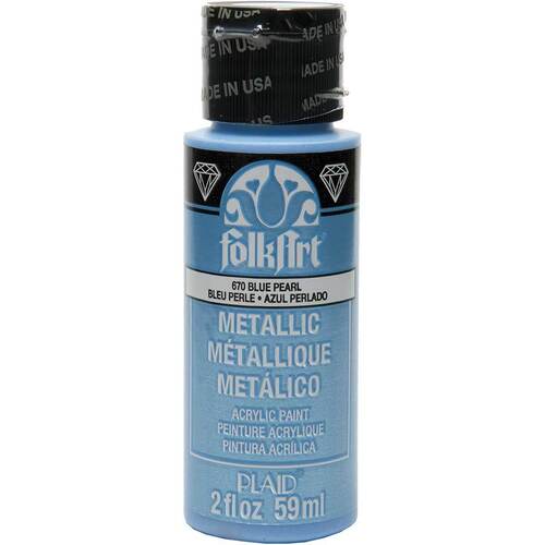 Plaid FolkArt Metallic 2oz - Blue Pearl 900026-670