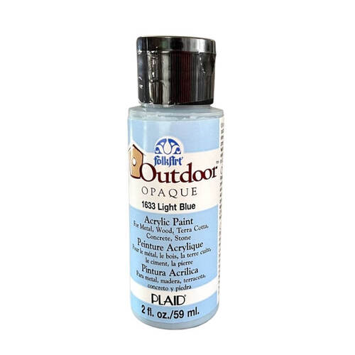 Plaid FolkArt Outdoor Opaque 2oz/ 59ml - Light Blue