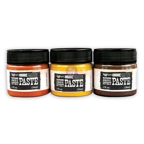 Finnabair Art Extravagence Rust Effect Paste 50ml Jars 3/Pkg - 3 Colors