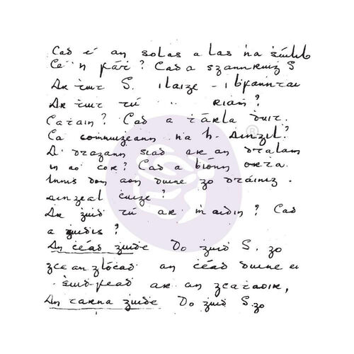 Finnabair Clear Stamp 2.5"X2.5" - Secret Notes 967000