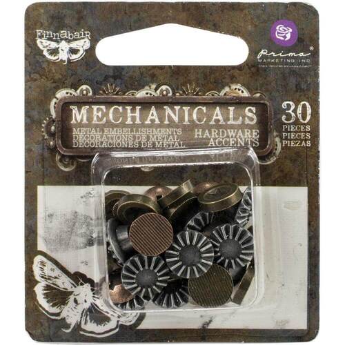 Finnabair Mechanicals METAL EMBELLISHMENTS- Hardware Accents