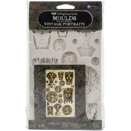 PRIMA Finnabair DECOR MOULDS 5"x8" - Vintage Portraits