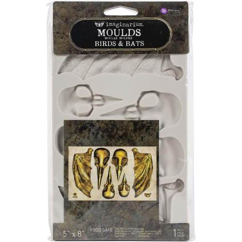 PRIMA Finnabair DECOR MOULDS 5"x8" - Birds & Bats