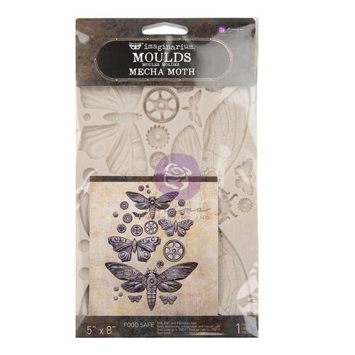 Finnabair Decor Moulds 5"X8" - Mecha Moth