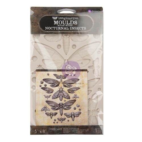 Finnabair Decor Moulds 5"X8" - Nocturnal Insects