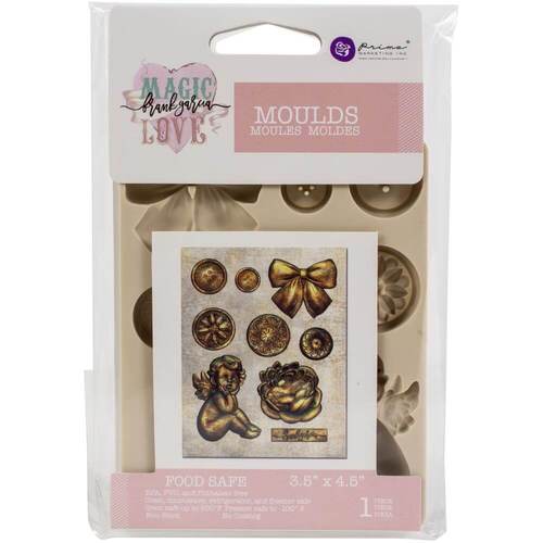 Prima Marketing Decor Mould 3.5"X4.5"X8mm - Magic Love