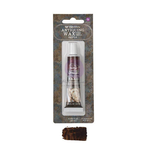 Finnabair Art Alchemy Antiquing Wax 1.69 Fl Oz - Sepia