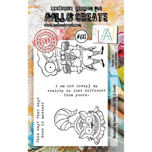 AALL & Create Clear Stamps A7 - Cheshire Cat & Frog-Footman AALL-TP-613